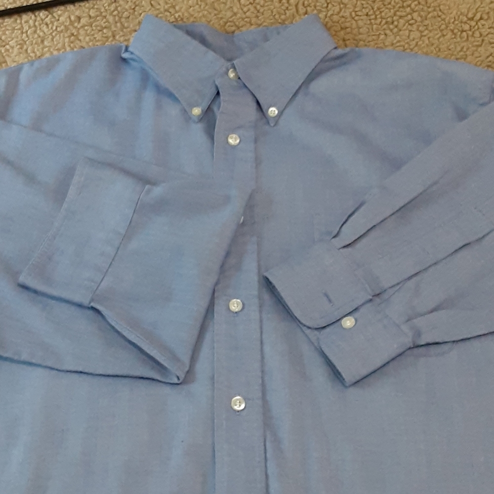 Land's End Mens Casual Button Down Shirt